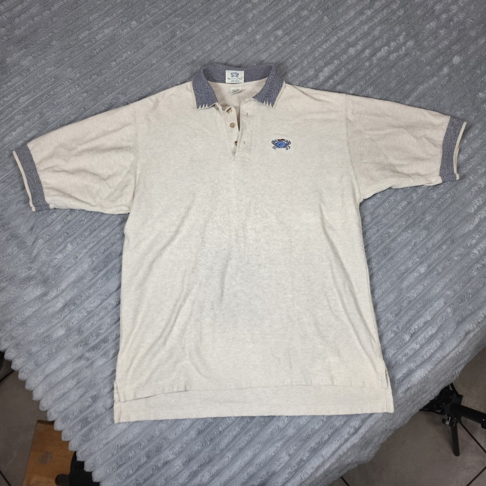 The Blue Crab‎ Men's Performance Polo Golf Tennis T-Shirt